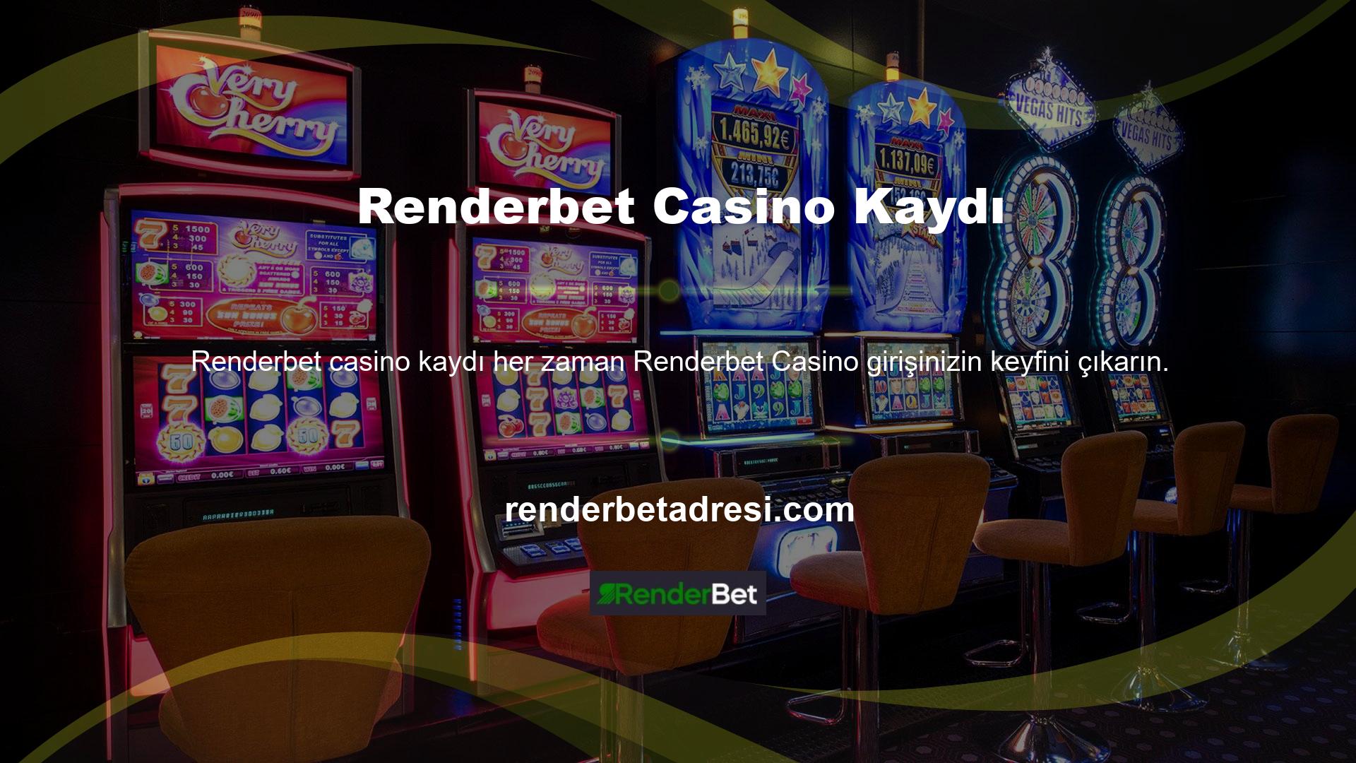 Renderbet Casino Girişi En son Renderbet web sitesi giriş bilgileri düzenli olarak güncellenmektedir